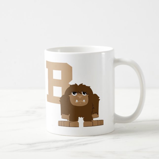 B är för Bigfoot Kaffemugg (Höger)