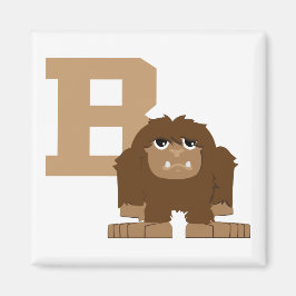 B är för Bigfoot Magnet