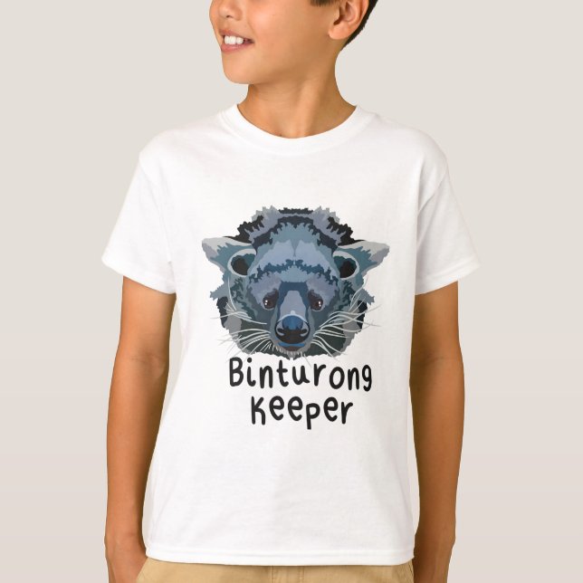 B är för Binturong Keeper T Shirt (Framsida)