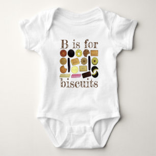 B är för Biscuits UK British Cookies Digestives T Shirt