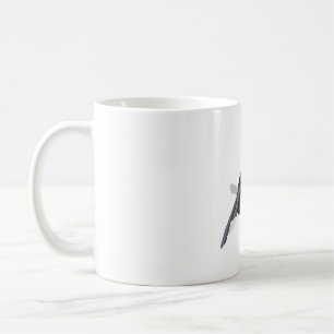 B är för Black Hornbill Kaffemugg