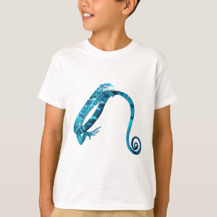 B är för Blue Träd Monitor T Shirt