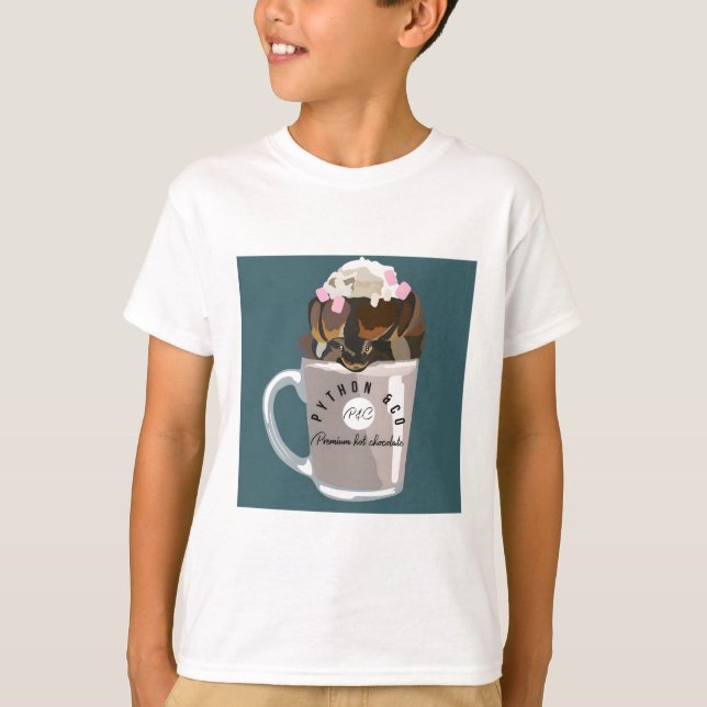 B är för Boll Python T Shirt (Framsida)