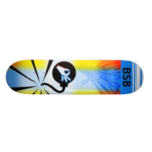 B är för Bombs Old School Skateboard Bräda 18 Cm