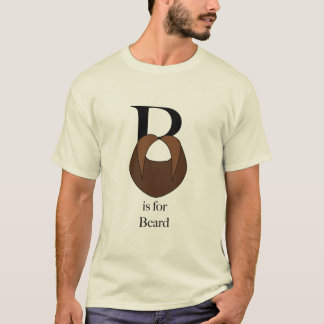 B är för skäggT-tröja Tee Shirt