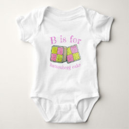 B är till Battenberg Marzipan Sponge Cake UK Bakin T Shirt