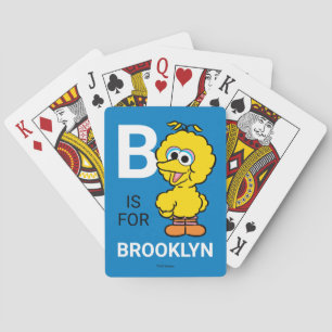 B är till Big Bird   Spelkort