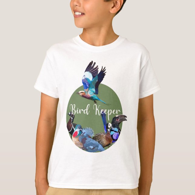 B är till Bird Keeper T Shirt (Framsida)