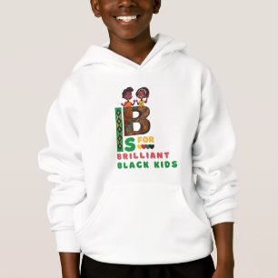 B är till briljant svart barnssvart historik månad t shirt