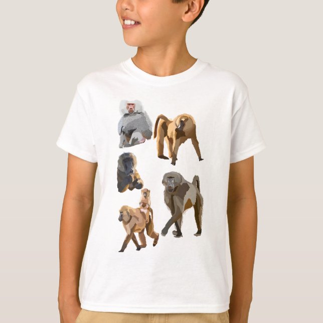 B är till för Baboon T Shirt (Framsida)