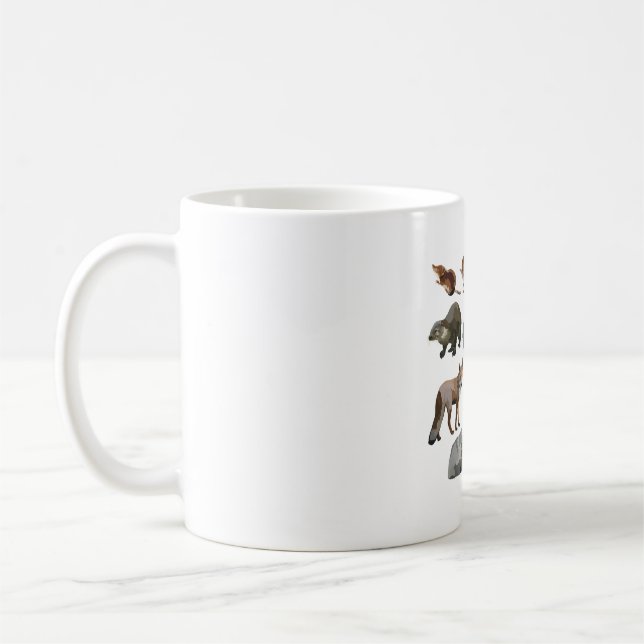 B är till för British Mammal Kaffemugg (Vänster)