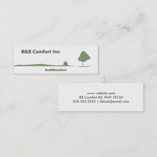 B$B Comfort InnMini-Affärskortet Mini Visitkort