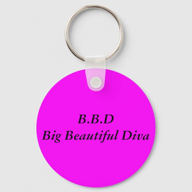 B.B.DBig Bevalt Diva Nyckelring (Framsida)