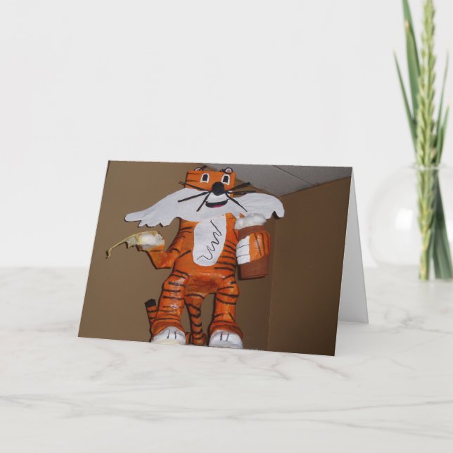 "B&B Pizza Tiger" - tackkort Kort (Framsida)