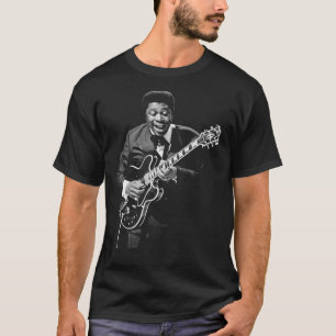 B.B. Uppspelning av Guitar Premium Kung  T Shirt