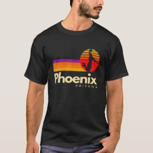B-Ball City Arizona Vintage Retro Phoenix Basketbo T Shirt