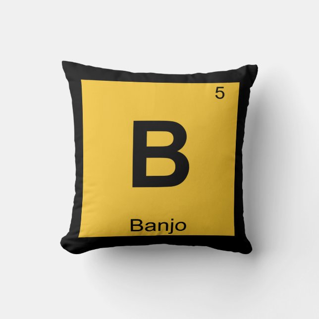 B - Banjomusik Kemins periodiska system symbol Kudde (Framsida)