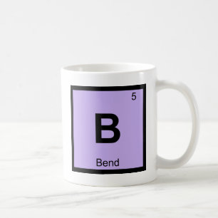 B - Bend Oregon Kemi Periodiska Systemet Symbol Kaffemugg