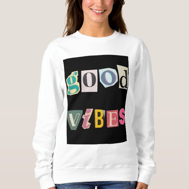 B. BLACK OCH FÄRG FULLT FON T-Shirt (Framsida)