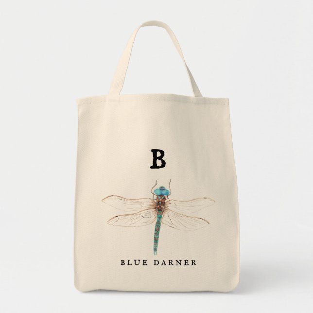 "B" Blue Darner Tygkasse (Framsidan)