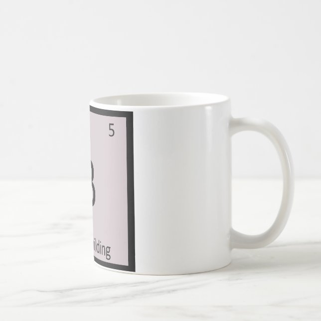 B - Bodybuilding Sportkemi Periodiska Systemet Kaffemugg (Höger)