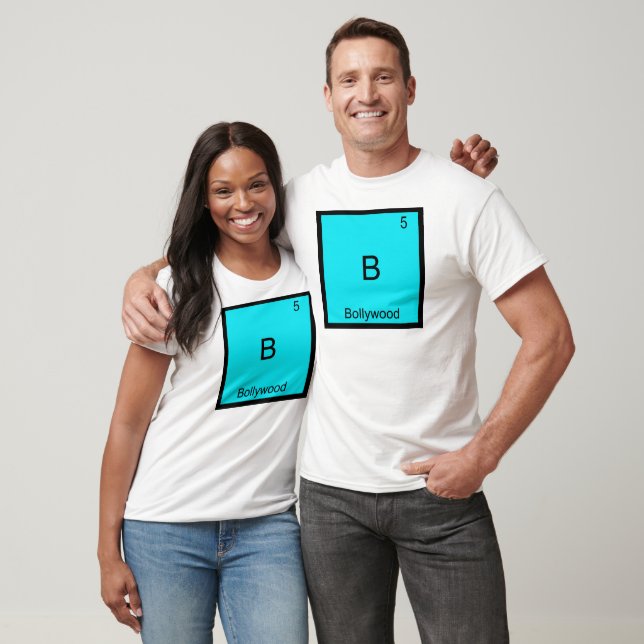 B - Bollywood Rolig Kemielement Symbol T-shirt (Unisex)