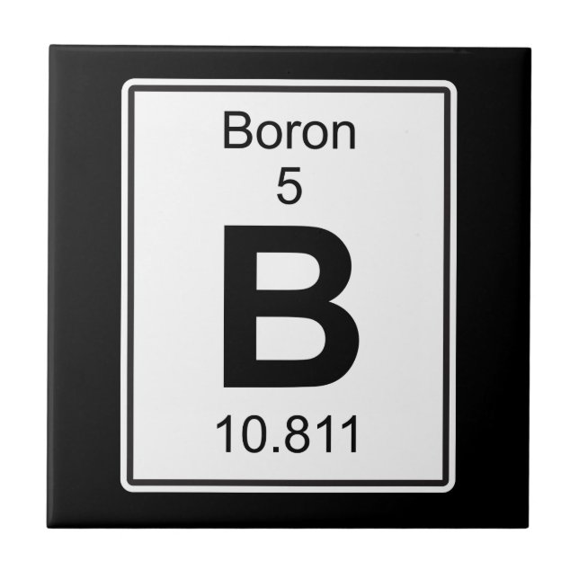 B - Boron Kakelplatta (Framsidan)