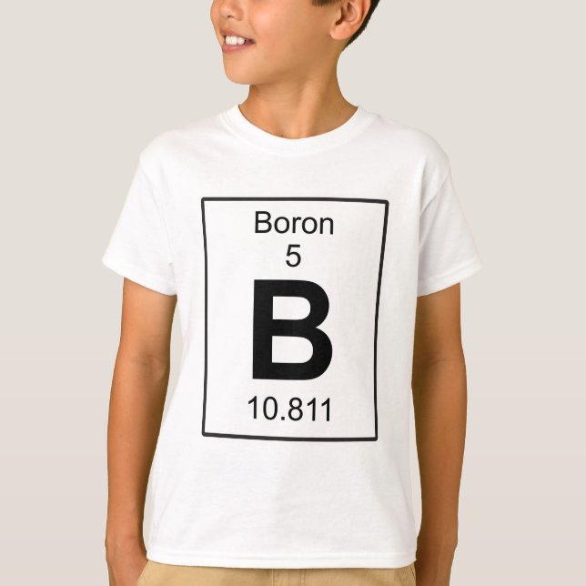 B - Boron T-shirt (Framsida)