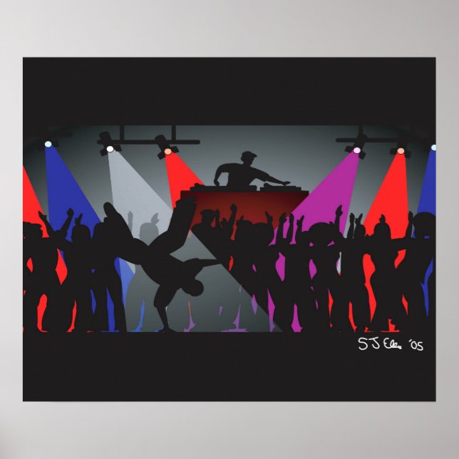 B BOY BREAK POSTER (Framsidan)