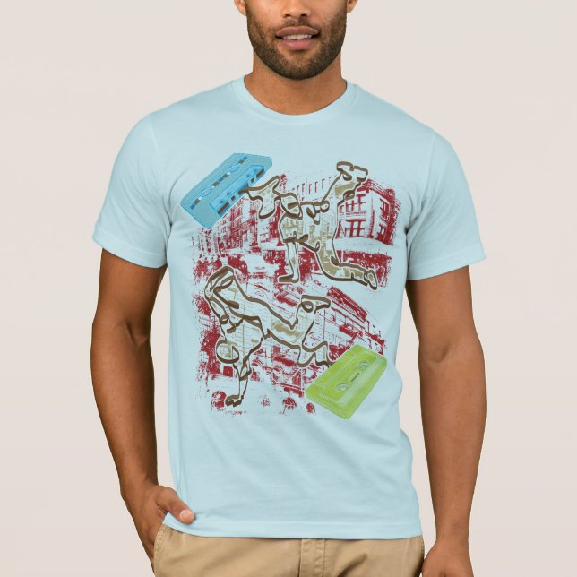 B-boy Cassette Battle T-shirt (Framsida)