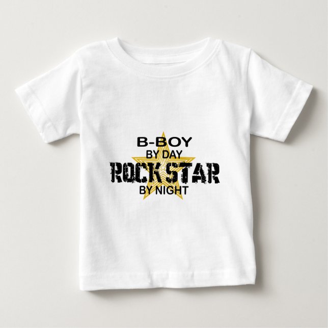 B-Boy Rockstjärna efter natt T Shirt (Framsida)