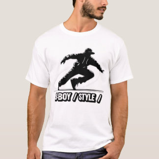 B-Boy Stil - Retro Breakdance Silhouette Streetwe T Shirt
