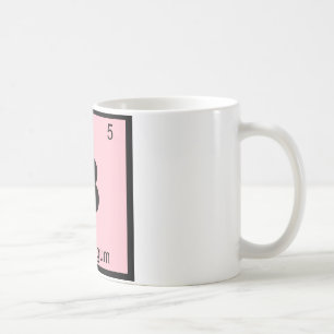 B - Bubblegum Kemi Periodiska Systemets Symbol Kaffemugg