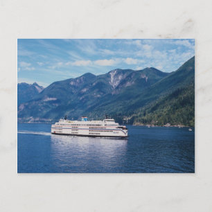 B.C. färja från Vancouver till Nanaimo på Vancouve Vykort