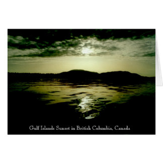 B.C. Ösolnedgång Hälsningskort