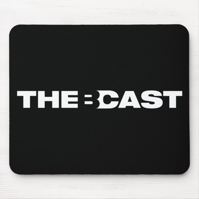 "B-Casten" svartmousepad Musmatta (Framsidan)
