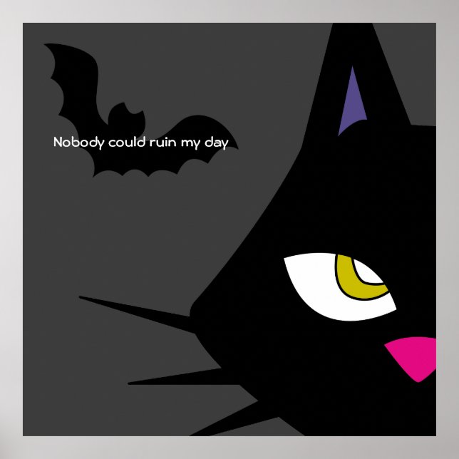 B-CAT och Fladdermus Poster (Framsidan)