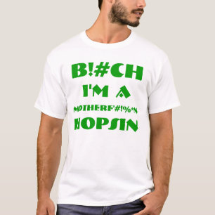 B! #CH mig MOTHERF'# för förmiddag A! T-tröja f Tröja