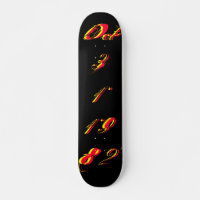 B-dagen okt 31 1982 - Skateboard (Anpassade)
