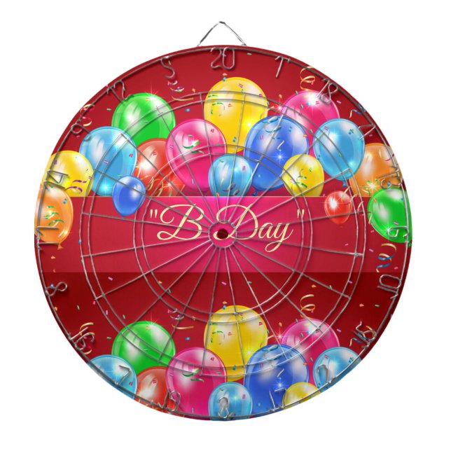 "B Day" Darttavla (Aim, throw, celebrate!)
