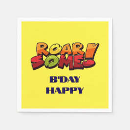 “B’Day Happy” Cocktail Pappersservett