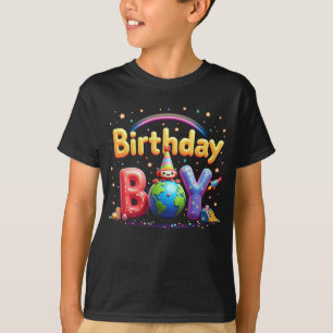 B-Day Party Shirt for Pojke - Roligt Birthday Tee