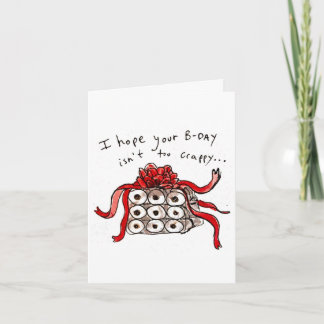 B-Day Roll | Karantäns Födelsedagskort COVID-19 Kort