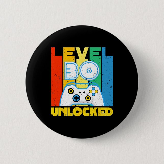 B-day Video Player Level 30 Unlocked Retro Gamer  Knapp (Framsida)