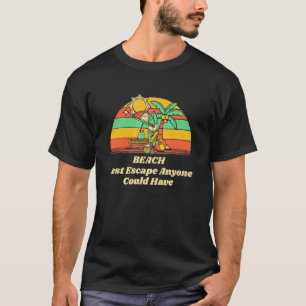 B E A C H Beach Vacation Ocean Resa, sommar T Shirt