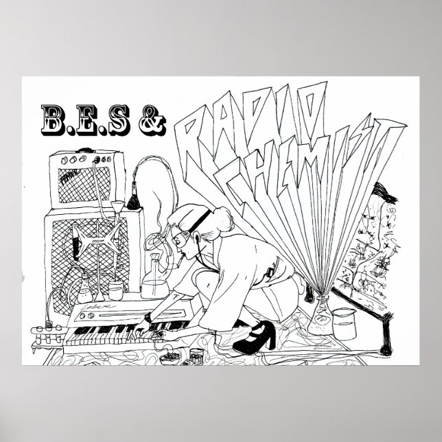 B.E.S. & Radio Chemist poster (Framsidan)