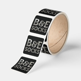 B&E Socks 0047920 Fyrkantigt Klistermärke