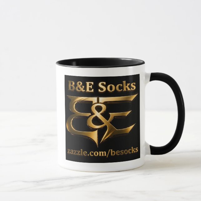 B&E Socks Djärvt och Utförligt Mönster 0048173 Mugg (Höger)