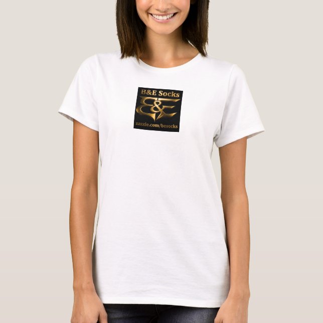 B&E Socks Djärvt och Utförligt Mönster 0048173 T Shirt (Framsida)