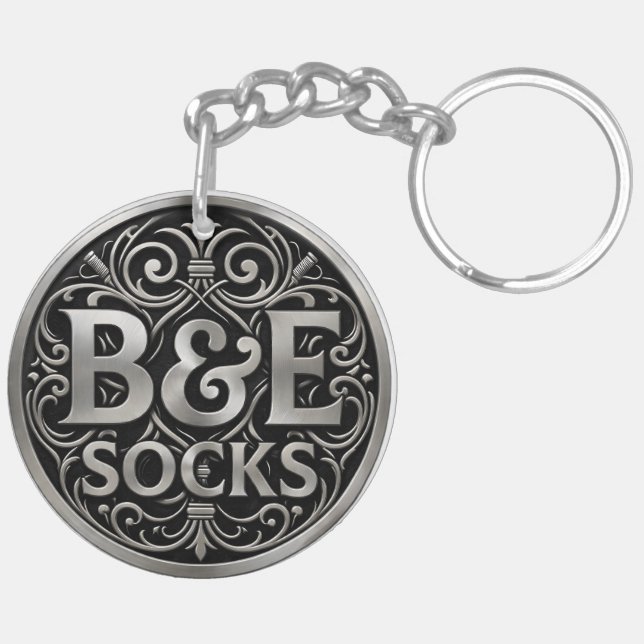 B&E Socks Djärvt och Utförligt Mönster 0049553 (Höger Baksida)
